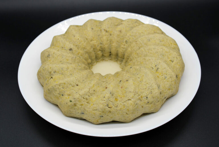 Pastel de Puerros al Microondas