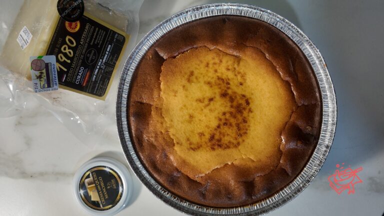 Tarta de Queso con Crema de Queso Manchego