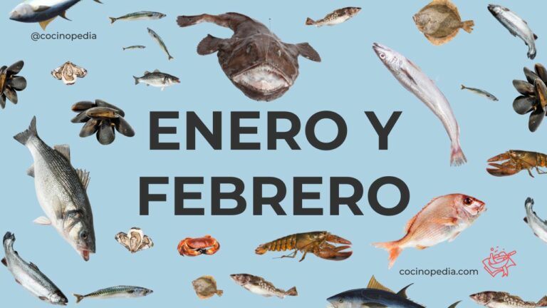Pescados y Mariscos de Enero y Febrero