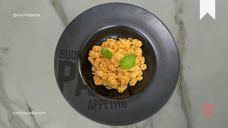 Pasta carbonara con sobrasada