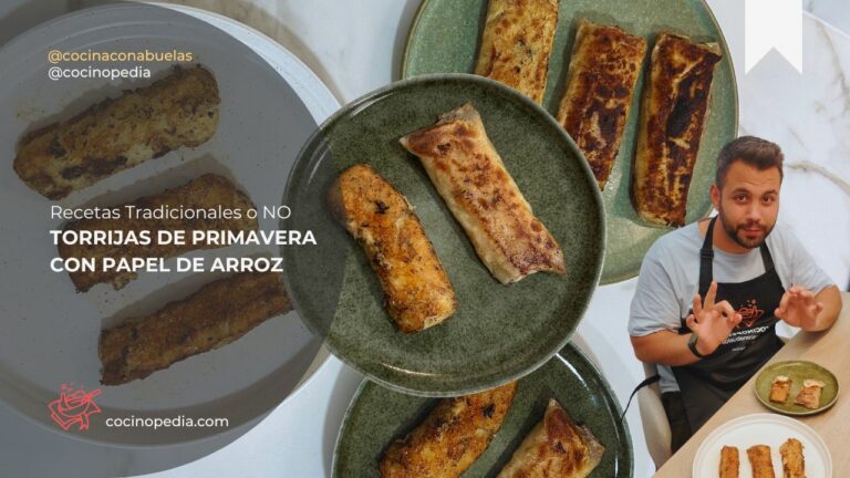 Torrijas con papel de arroz